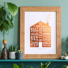 Load image into Gallery viewer, 8th Bronze Wedding Anniversary Home Print