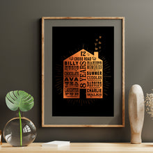 Load image into Gallery viewer, 8th Bronze Wedding Anniversary Home Print