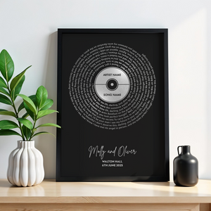 Vinyl Record Music Song Print