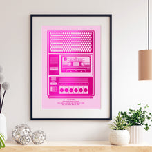 Load image into Gallery viewer, Cassette Player Favourite Song Print