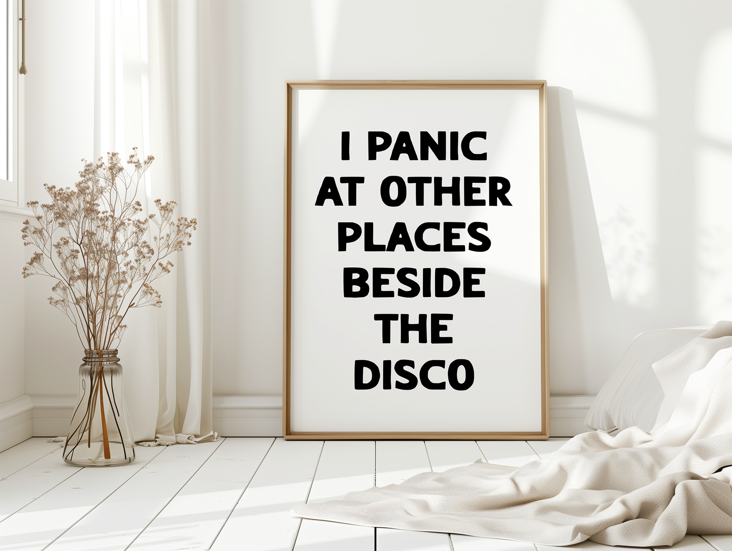 I Panic Other At Places Print