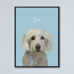 Personalised Pet Portrait Print