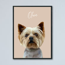 Load image into Gallery viewer, Personalised Pet Portrait Print