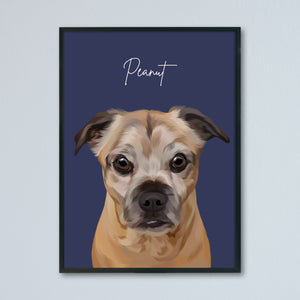 Personalised Pet Portrait Print