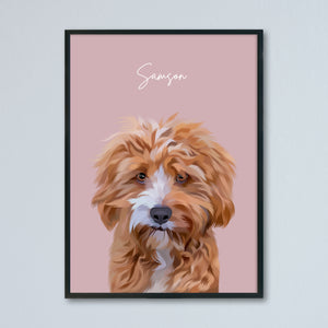 Personalised Pet Portrait Print