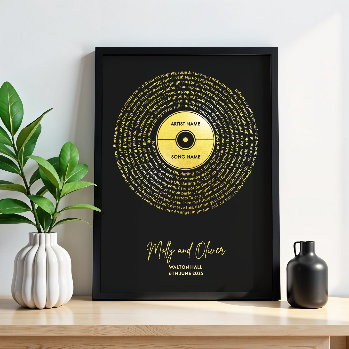 Vinyl Record Music Song Print