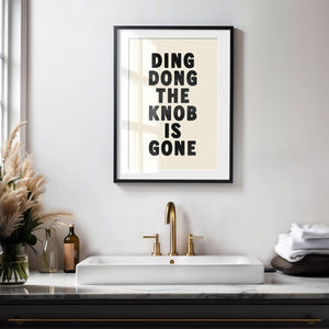 Ding Dong The Knob Is Gone