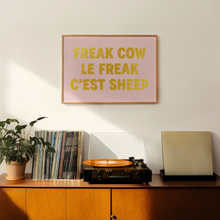 Load image into Gallery viewer, Freak Cow Le Freak C&#39;est Sheep Print