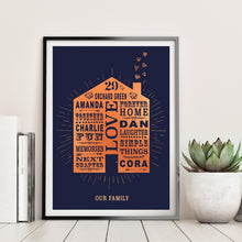 Load image into Gallery viewer, 1st Paper Wedding Anniversary Home Print