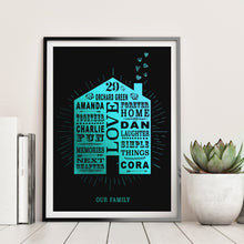 Load image into Gallery viewer, 1st Paper Wedding Anniversary Home Print