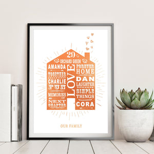 1st Paper Wedding Anniversary Home Print