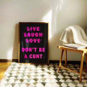 Live Laugh Love Print