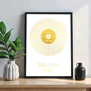 Vinyl Record Music Song Print