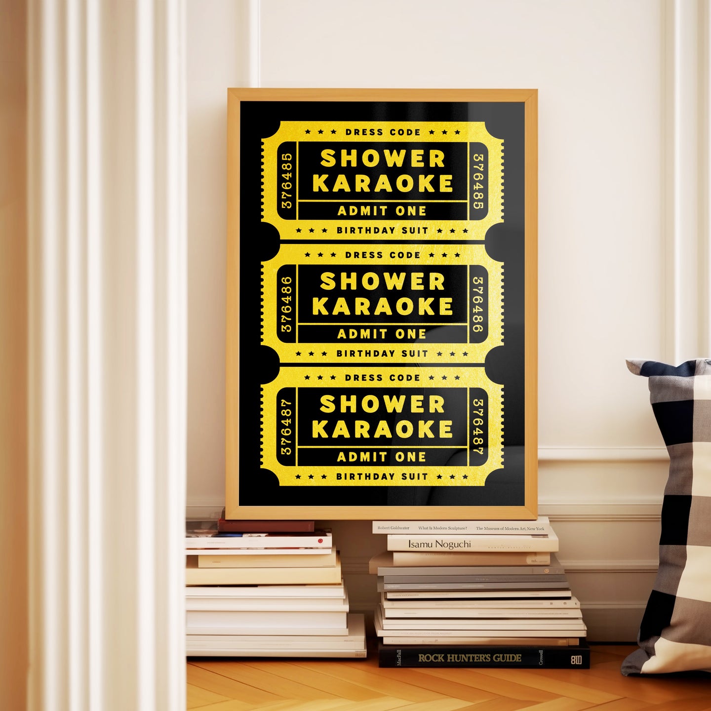 Shower Karaoke Multiple Ticket Print