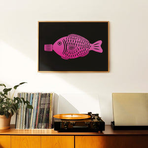 Soy Sauce Fish Print