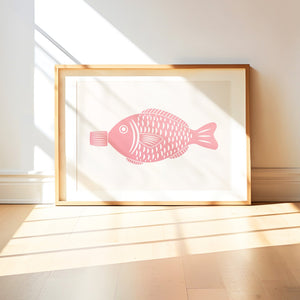 Soy Sauce Fish Print