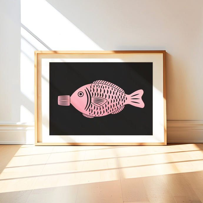 Soy Sauce Fish Print