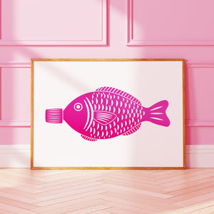 Soy Sauce Fish Print