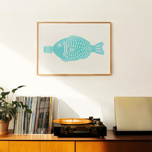 Soy Sauce Fish Print