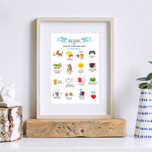 Load image into Gallery viewer, Personalised Illustrated Dad Print