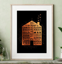 Load image into Gallery viewer, 7th Copper Anniversary Home Print