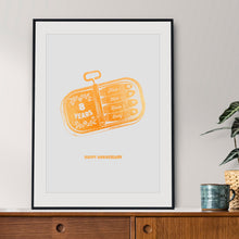 Load image into Gallery viewer, 8th Bronze Wedding Anniversary Sardine Print